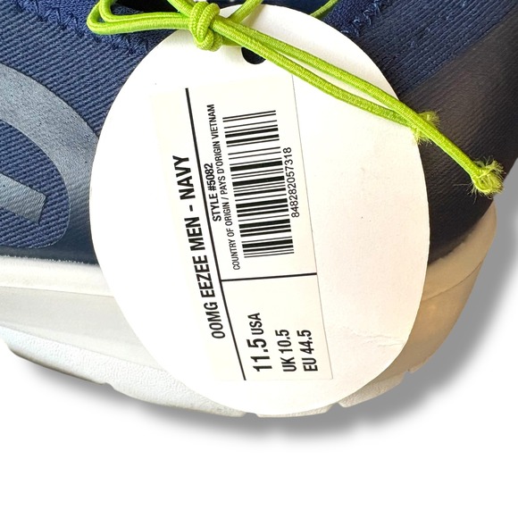 OOFOS OOZE Eezee Men Navy Slip On Shoes Style 5082 Size 11.5 USA‎ - Picture 8 of 8